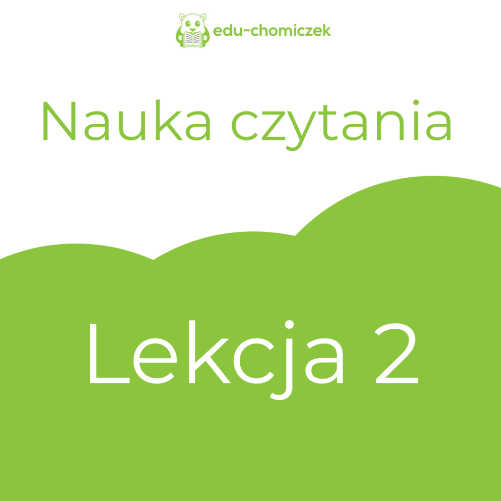 Produkt lekcja 2 nauka czytania