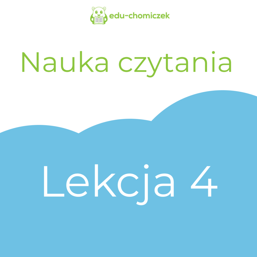 Produkt lekcja 4 nauka czytania