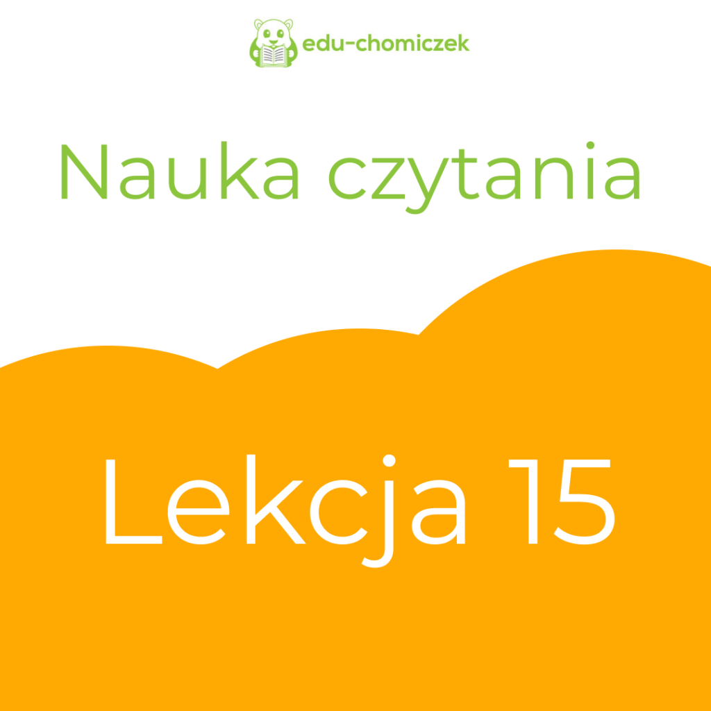 Produkt lekcja 15 nauka czytania