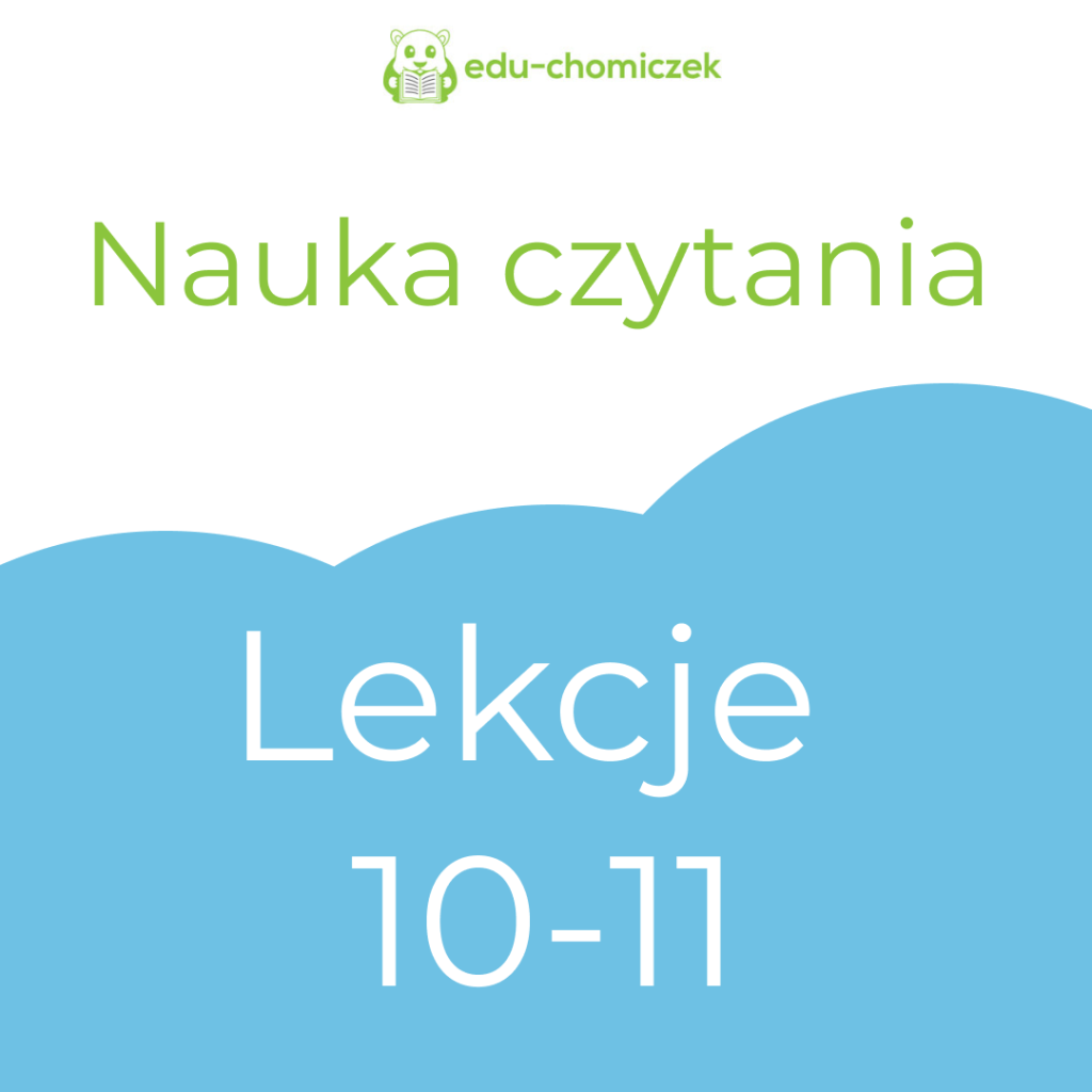 Produkt lekcje 10-11 nauka czytania